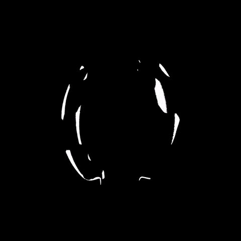 Pequeña animacion circular, con fondo negro